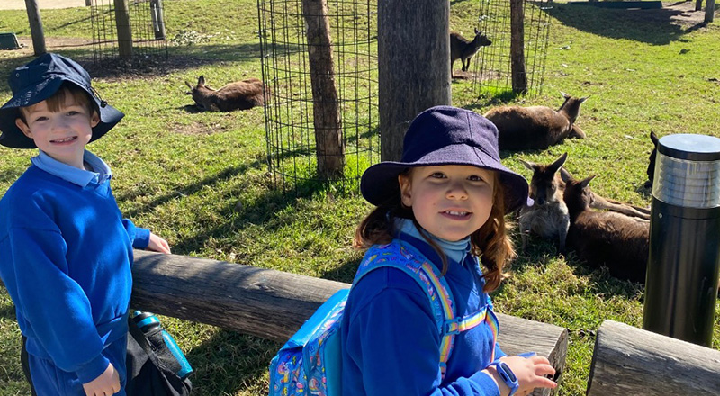 St Canice’s Catholic Primary Katoomba students on an excursion to the zoo