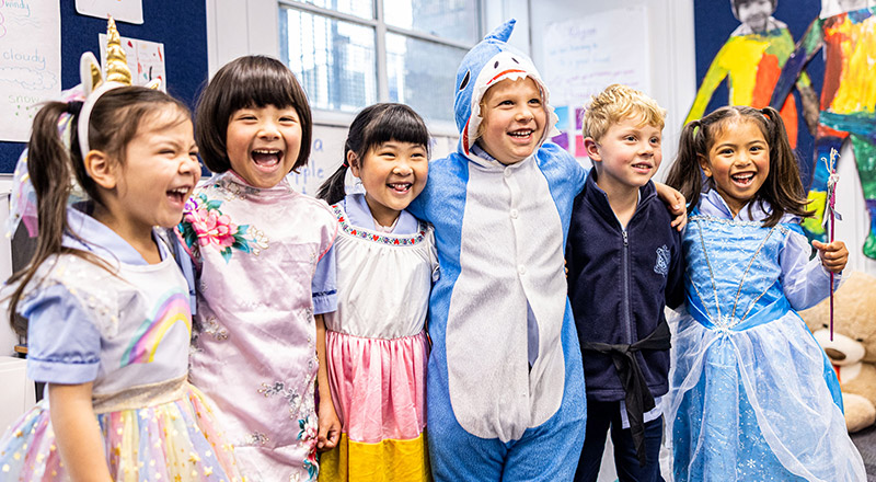 St Canice’s Catholic Primary Katoomba students playing dress up