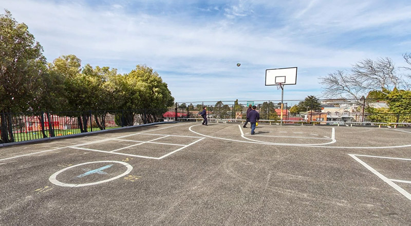 Basketball and Handball Courts at St Canice's Catholic Primary Katoomba