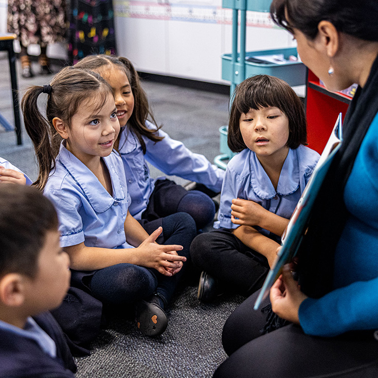 St Canice's Primary School Katoomba teacher inspiring students