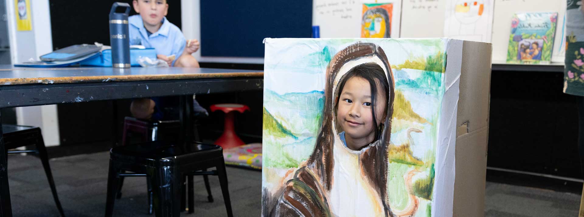 Student in Mary MacKillop Photo stand-in