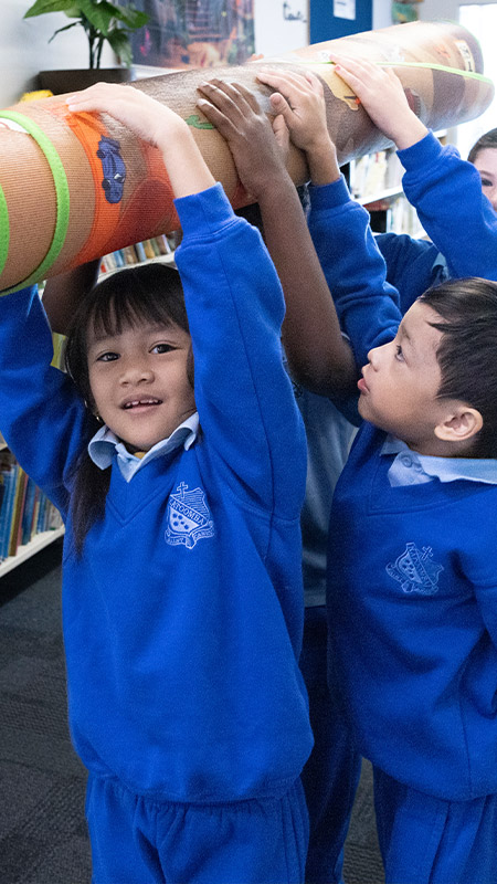 St Canice’s Katoomba students in class