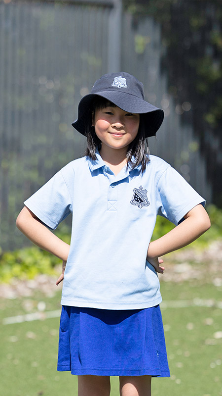 St Canice’s Katoomba students on soccer oval