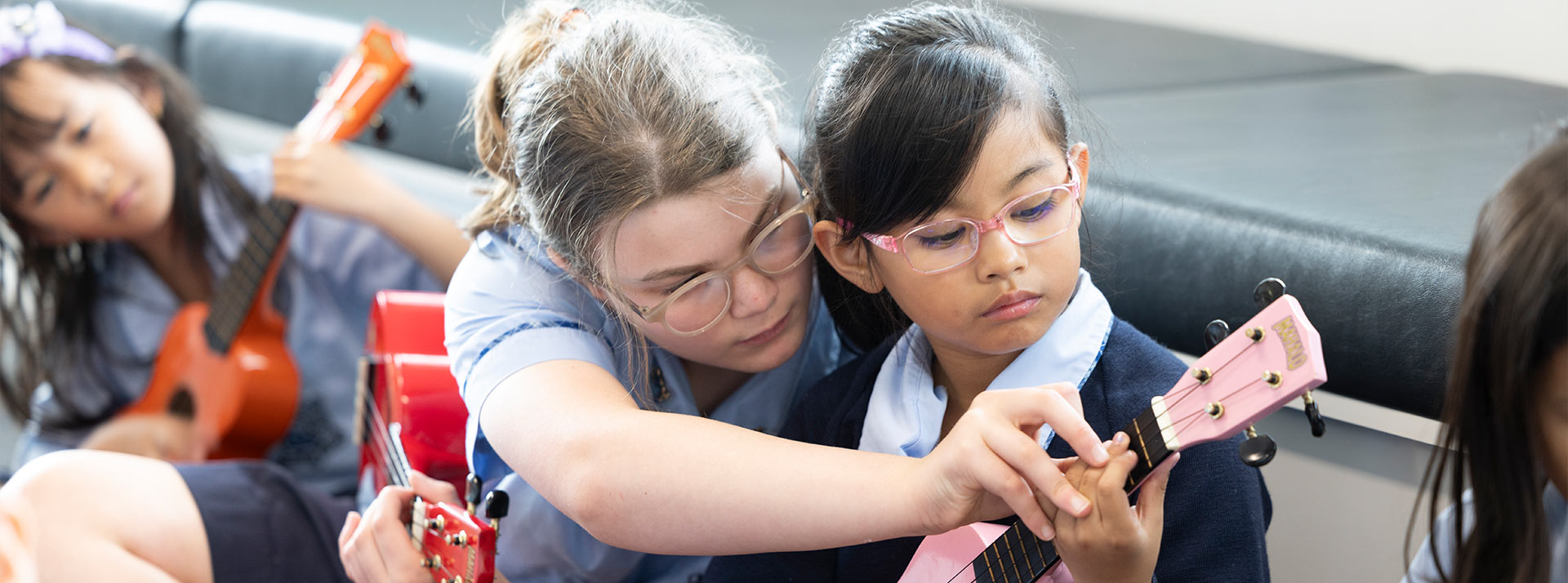 St Canice’s Katoomba students in Ukulele Club