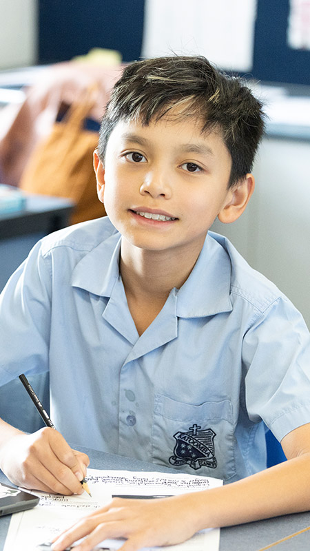 St Canice’s Katoomba student in class