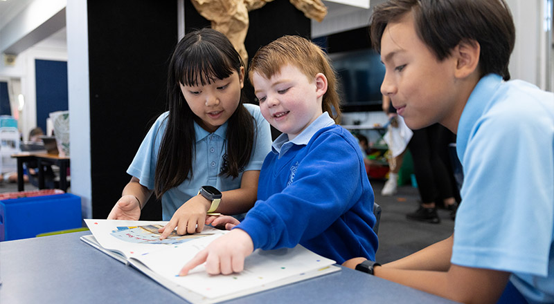 St Canice’s Katoomba students in class
