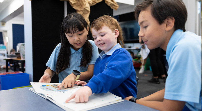 St Canice’s Katoomba students in class