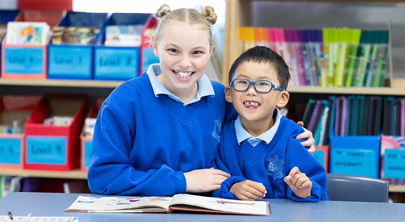 Kindy and Year 6 Buddy System at St Canice’s Primary Katoomba