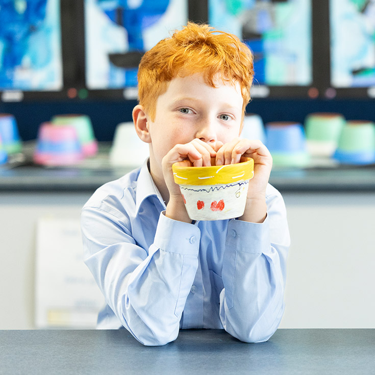 St Canice’s Katoomba students crafting with clay