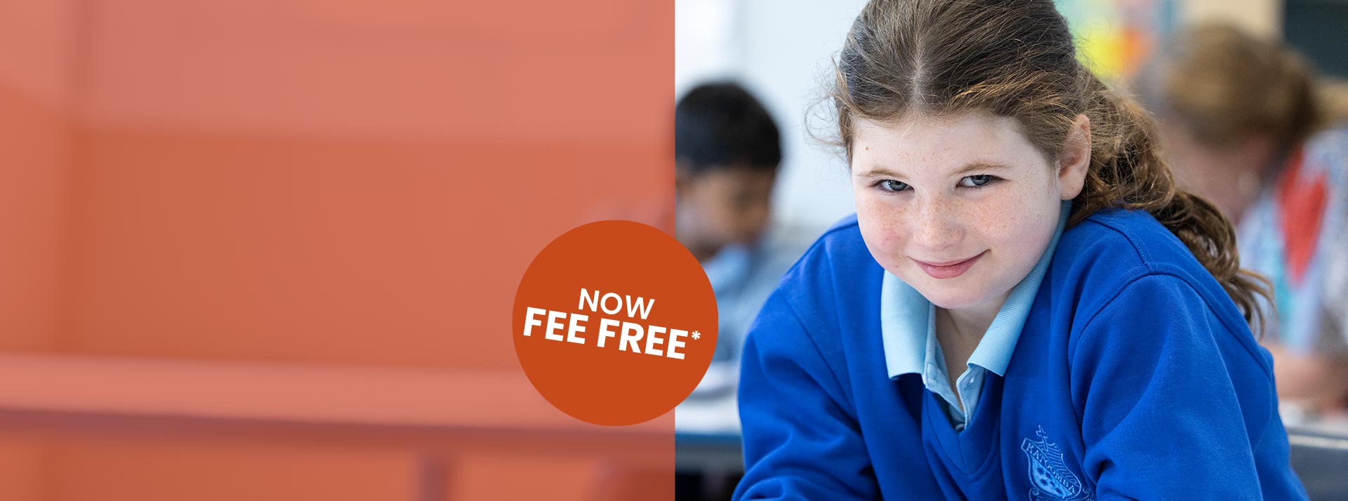 St Canice's Catholic Primary Katoomba students in class. We are now fee free