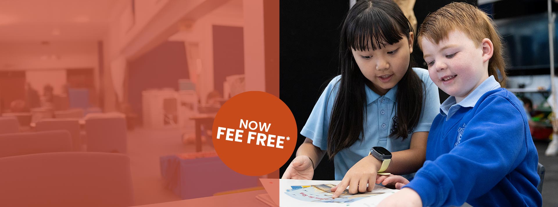 St Canice's Catholic Primary Katoomba students in class. We are now fee free