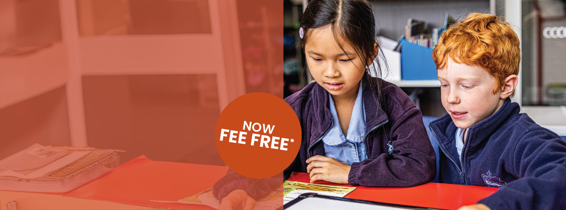 St Canice's Catholic Primary Katoomba students in class. We are now fee free