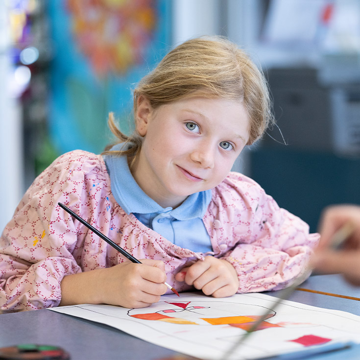 St Canice’s Katoomba student painting